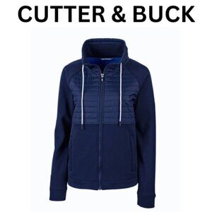 Cutter & Buck Discovery Hybrid Solid Jacket | Navy | XS | Wind Resistant NWT